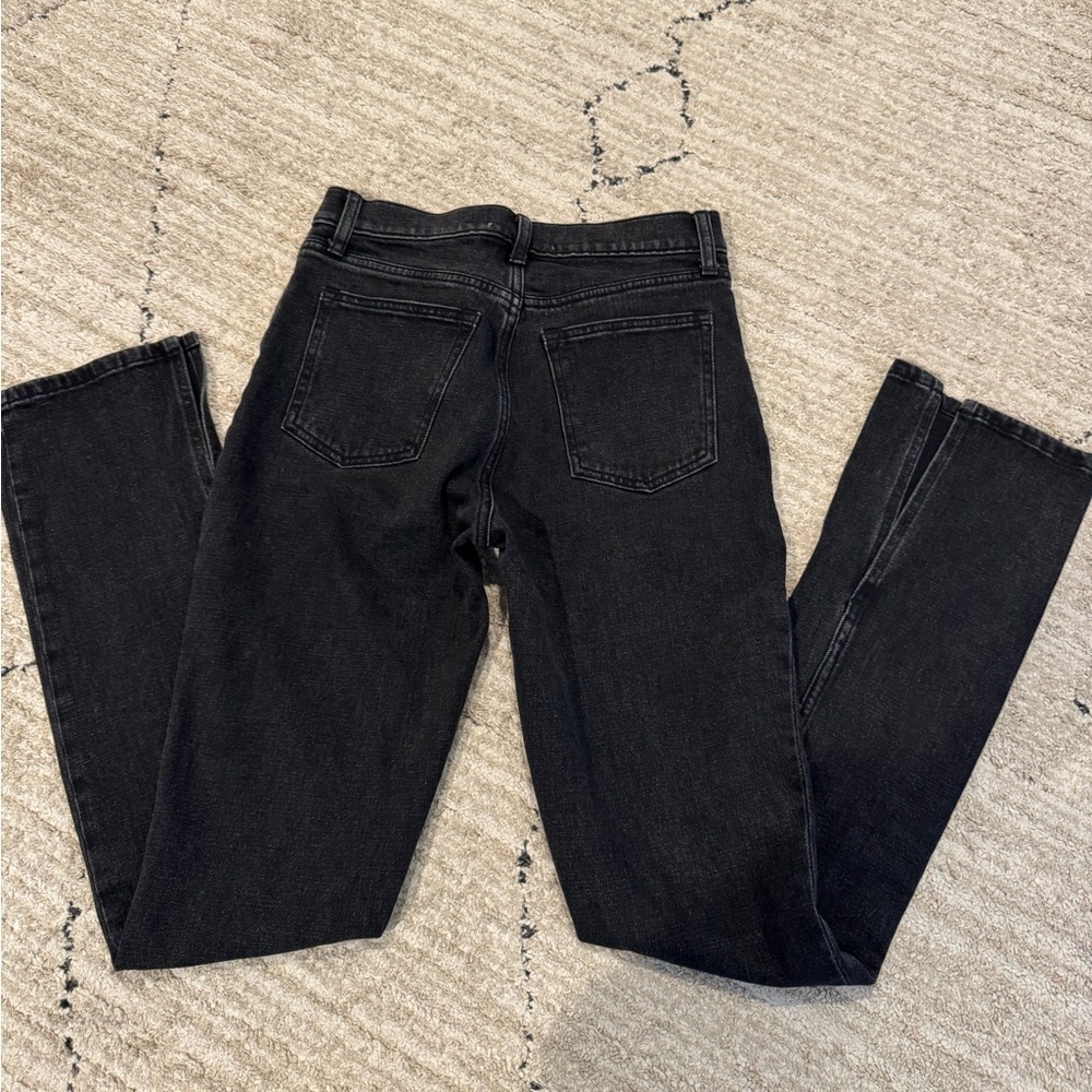 Abercrombie & Fitch Black Straight Jeans size 25 - Picture 4 of 4
